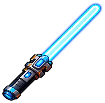 Futuristic laser sword