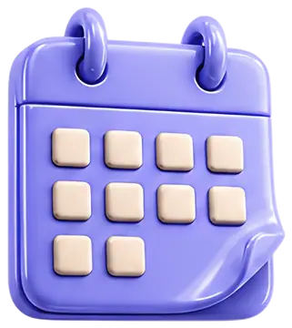 3D Calendar with Tear-Off Note