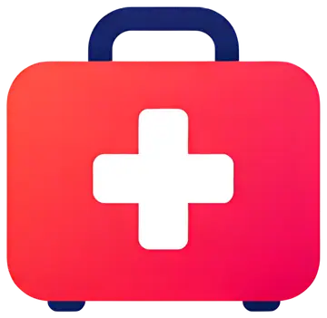Stylized first aid kit