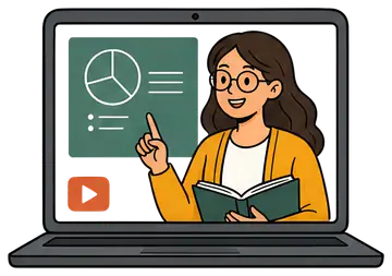 Teacher Giving Online Video Lesson