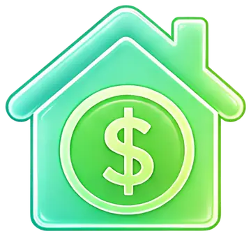 Money House Investment Icon