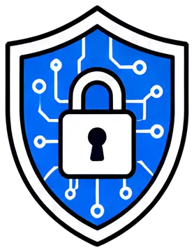 Digital Lock Shield Icon