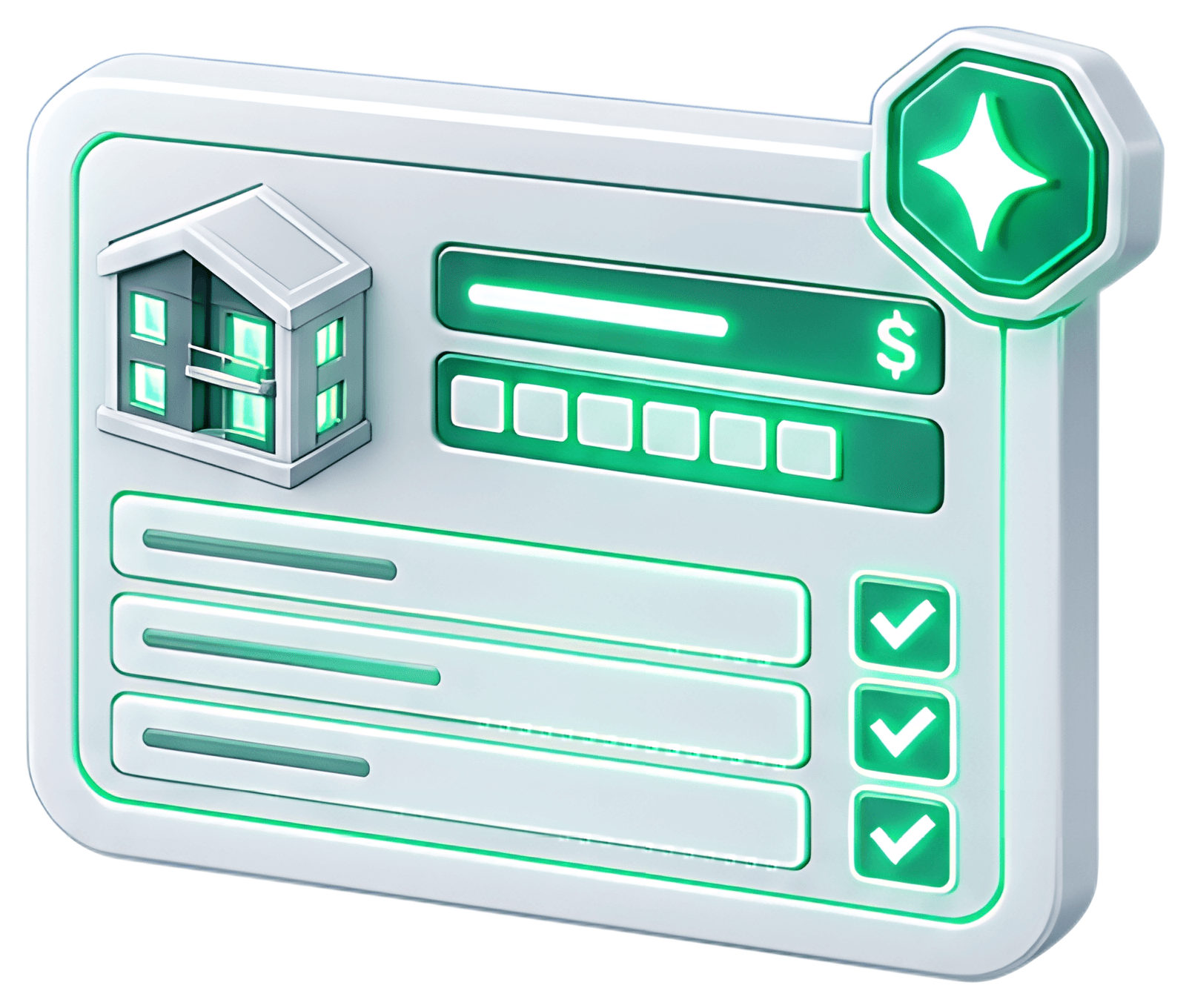 Automated Real Estate Listing Card