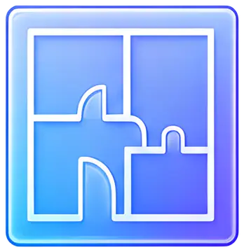 Simple Floor Plan Blueprint Icon