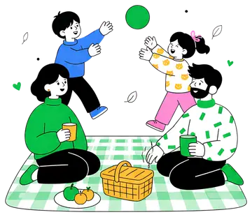 Family Picnic in the Park