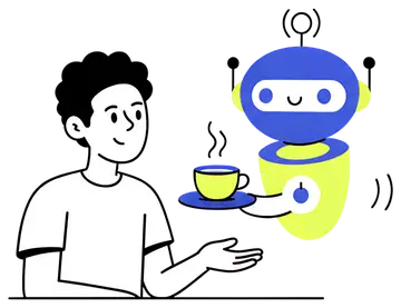 Robot Assistant Serving Tea