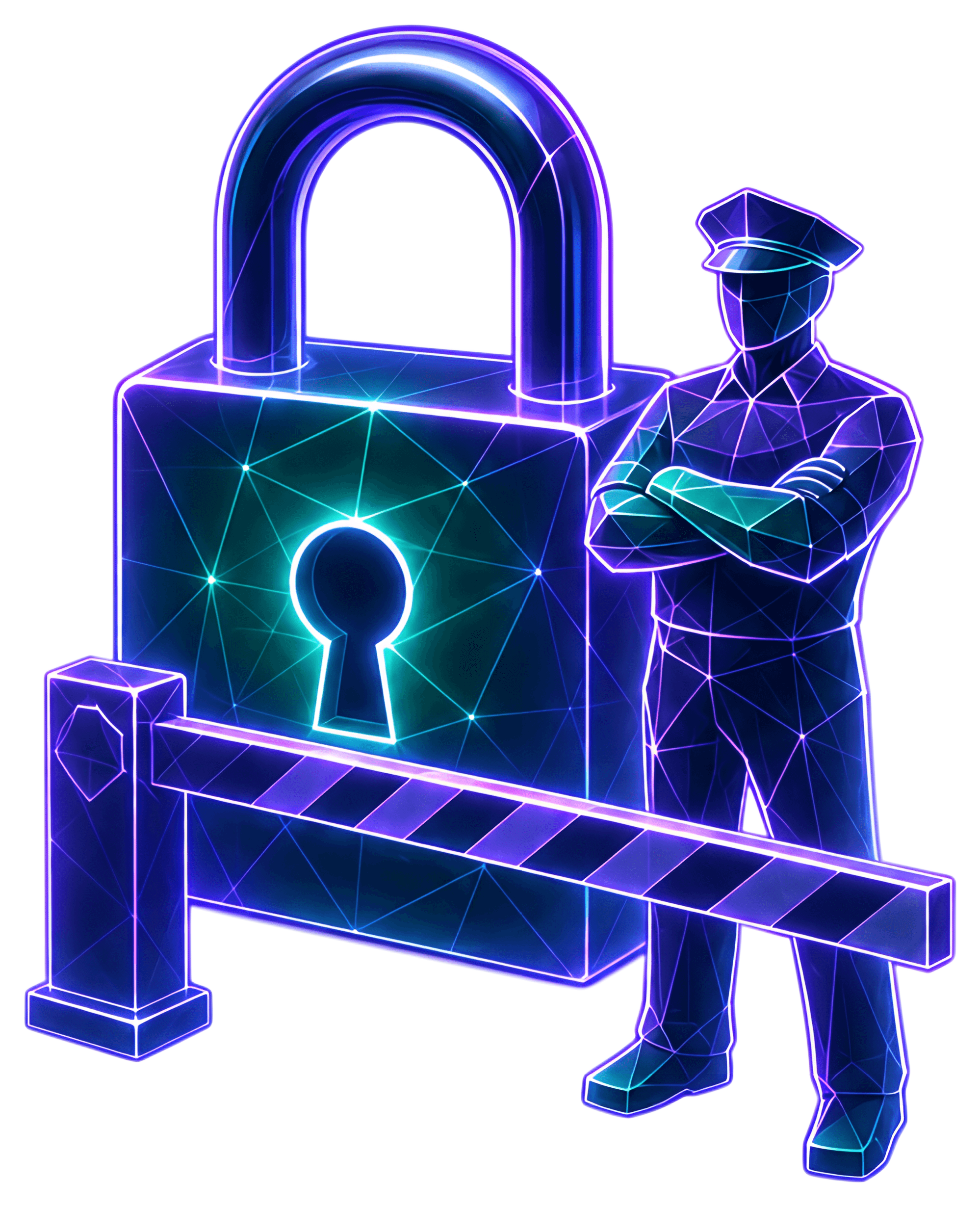 Secure Lock with Guard and Barrier