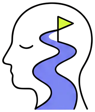 Profile head with winding upward path
