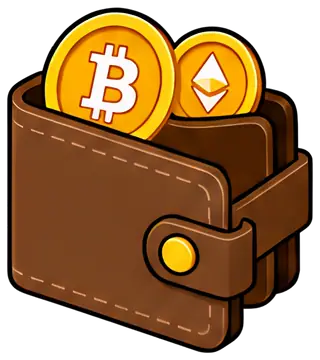 Crypto Wallet with Coins