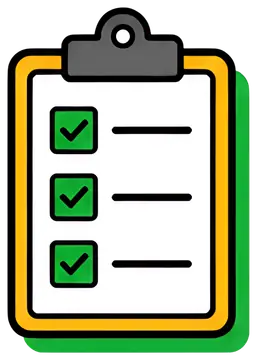 Checklist Clipboard with Tasks