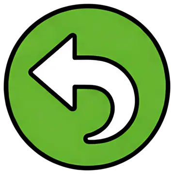 Green Return Arrow Icon