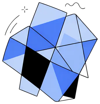 Abstract Shape with Soft Polygonal Overlays
