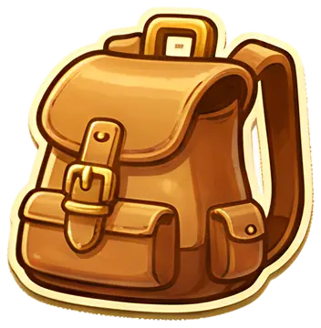 Open Backpack Inventory Icon