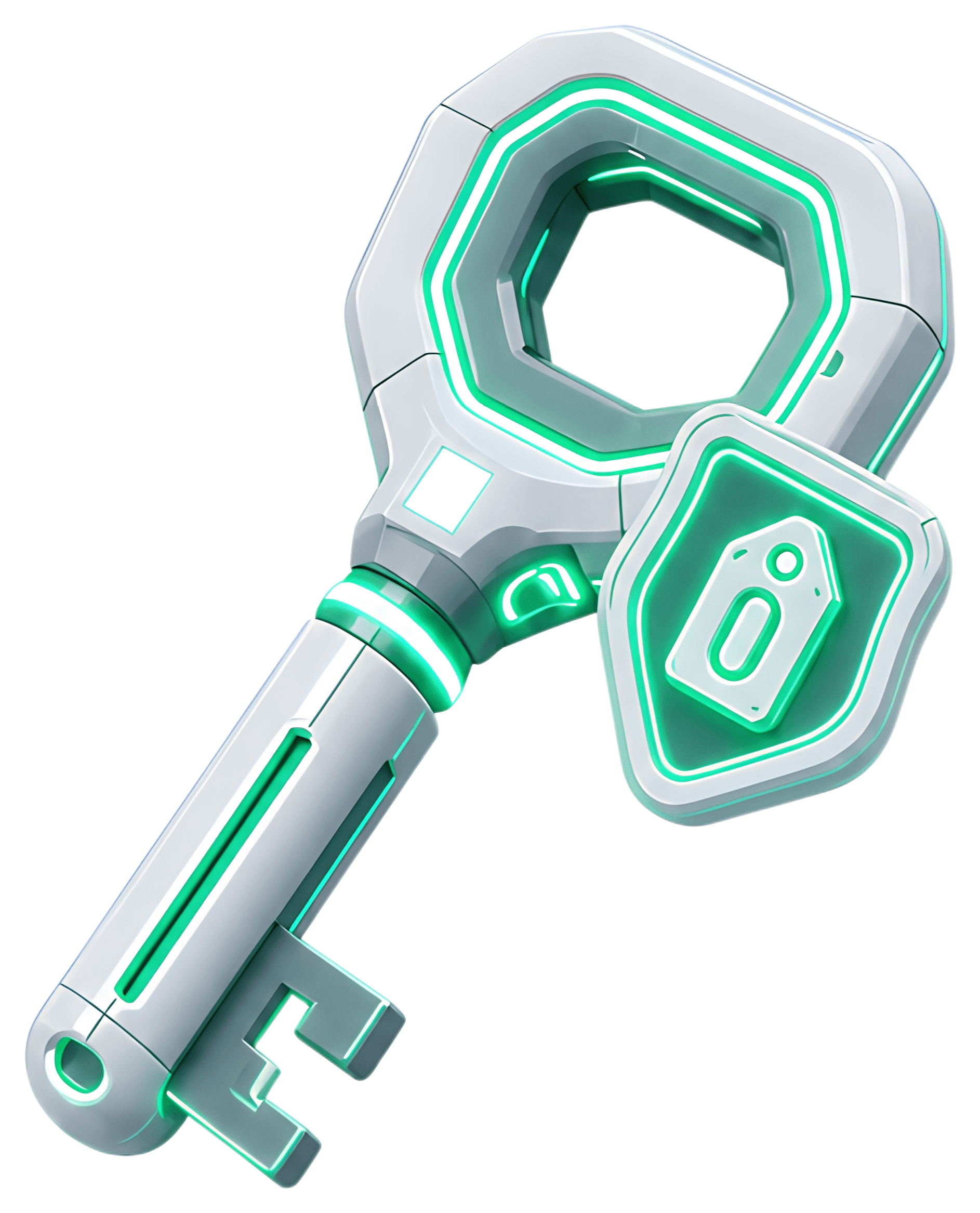 Stylish key with free tag